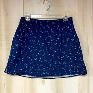 Lady Hagen Blue Golf Print Miniskort Sz 4